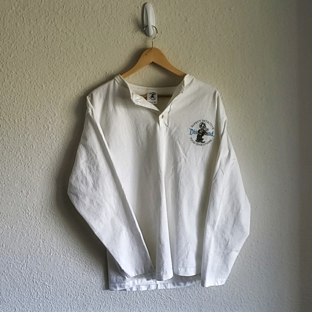 Vintage White Cotton Disneyland Goofy longsleeve